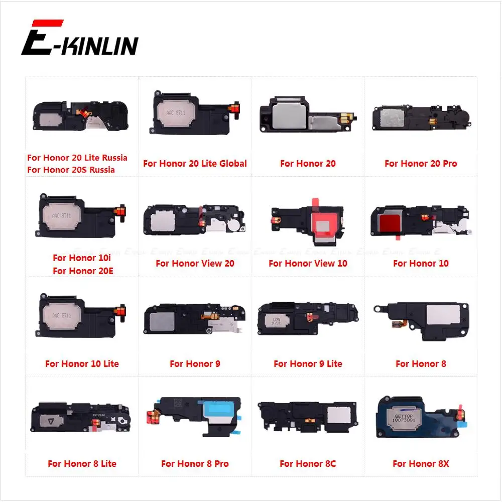 Loud Speaker Sound Buzzer For HuaWei Honor View 20 20S 20E 10 10i 9 8X 8C 8 Lite Pro Loudspeaker Flex Cable Ringer Parts