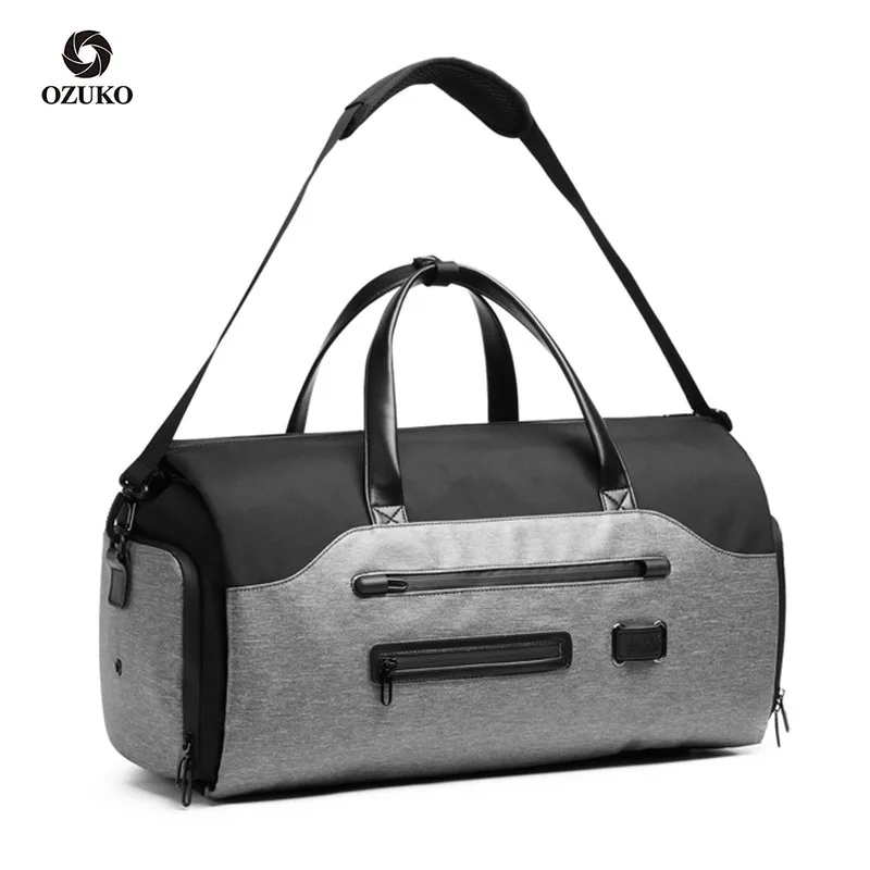 Large Capacity Handheld Travel Bag, Dry Wet Separation Swimming Sports Fitness Bag Nylon M