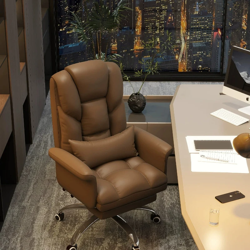Cadeira de escritório moderna e ergonômica, cadeira de computador de luxo, cadeira de escritório leve com encosto, cadeira com rodízios, cadeira para 