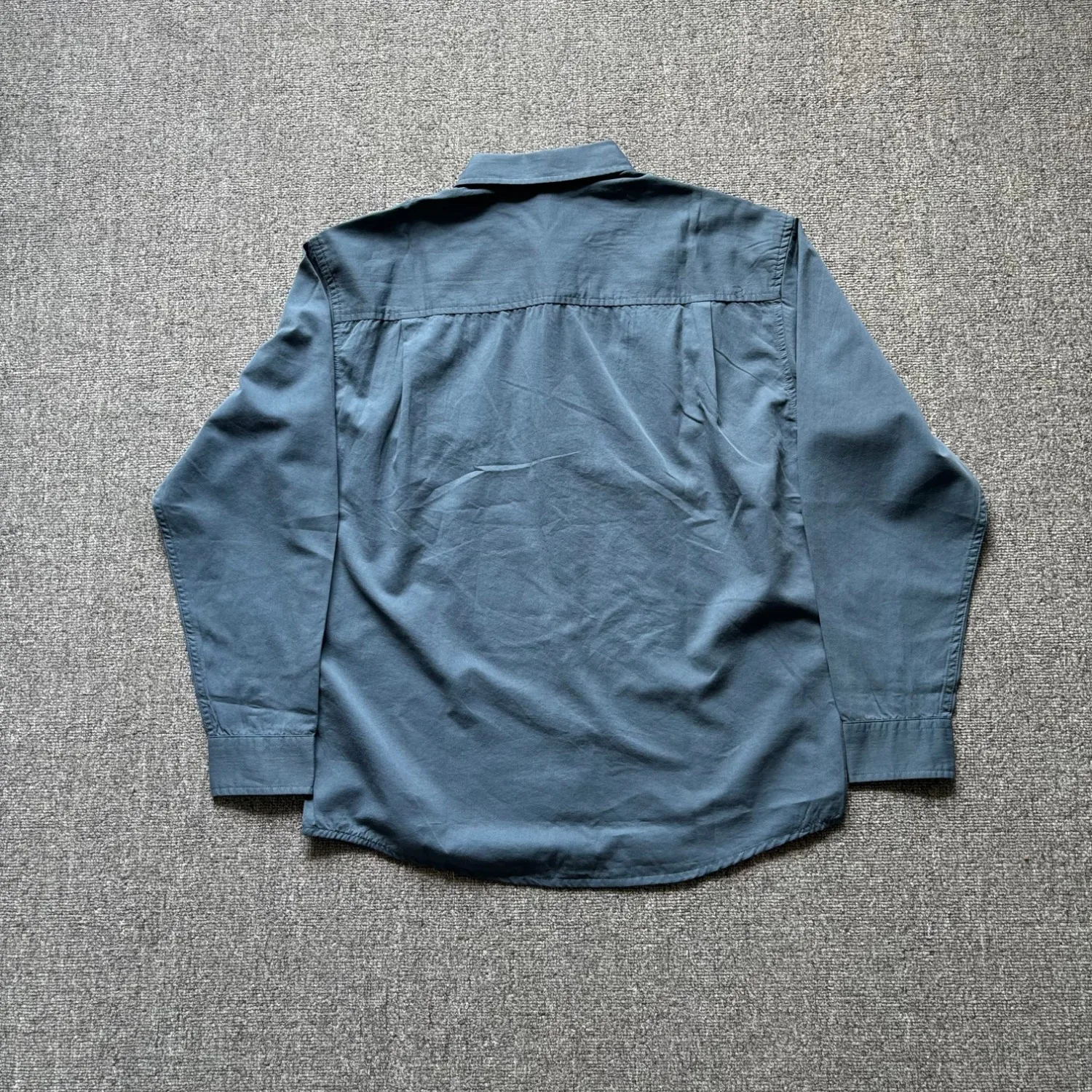 Autumn new retro long-sleeved casual shirt men's Lyocell light luxury minimalist style shirt