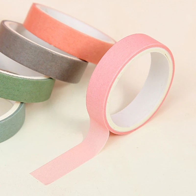 5rolls Dekoracyjne taśma dla sztuki 10 mmx2m Scrapbooking Dekoracja Dekoracja materiału rzemiosła do owijania planowania