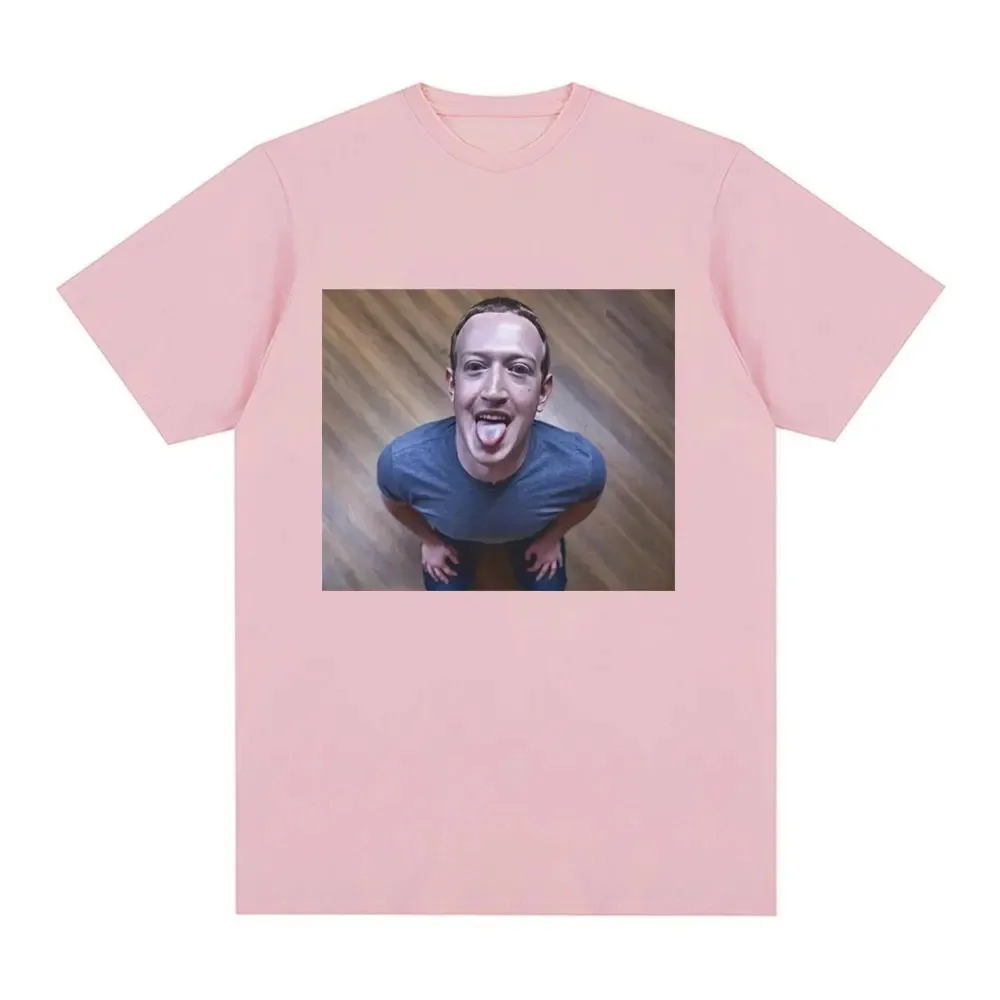 Lustiges Brainrot-Meme-T-Shirt „Mark Zuckerberg Good Boy Joke“ – Lässiges Rundhals-Kurzarmshirt mit humorvollem Design für Freizeitkleidung – Detail 7