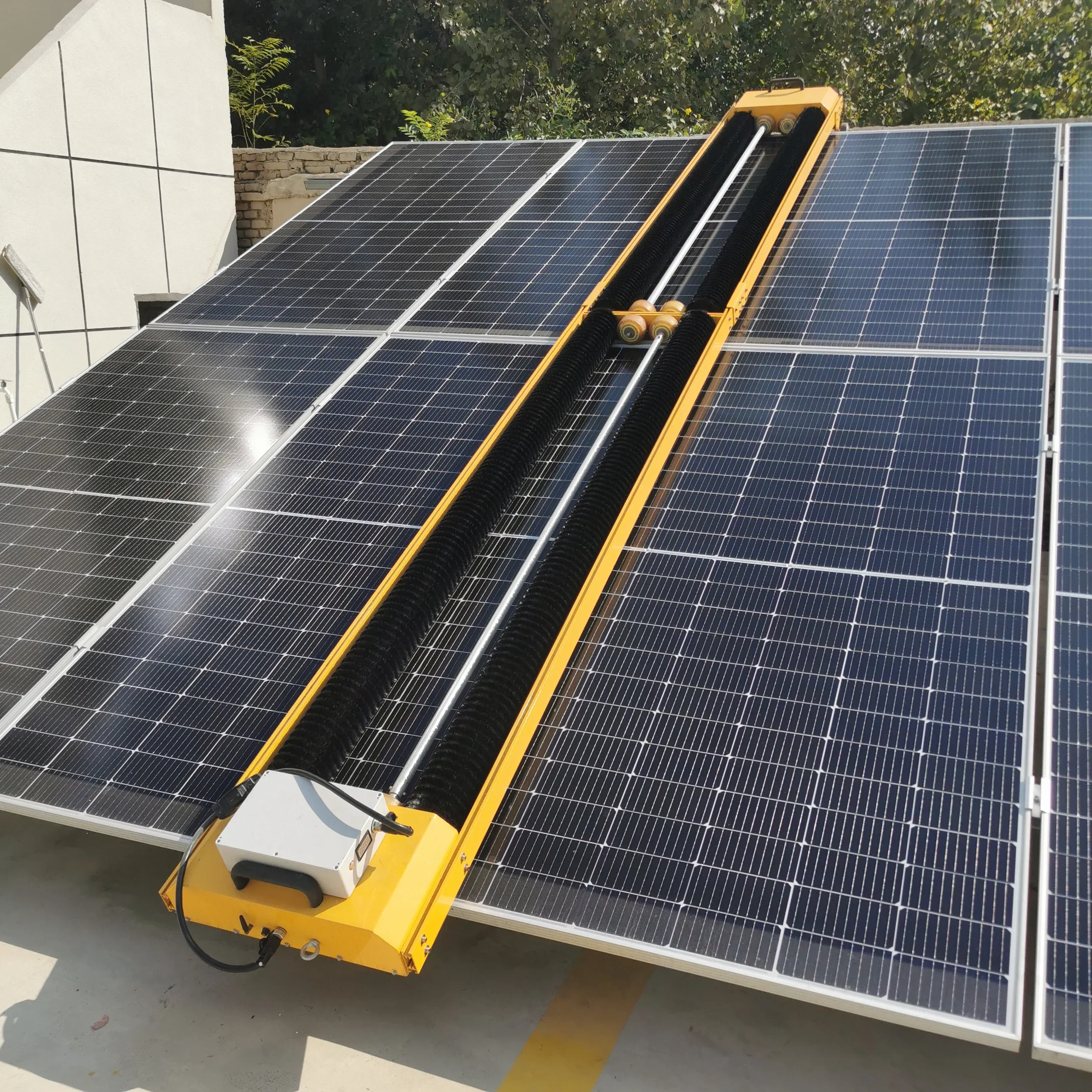 전기 창 청소 브러시 기계, 태양 광전지 패널 클리너, 익스텐션 텔레스코픽 폴