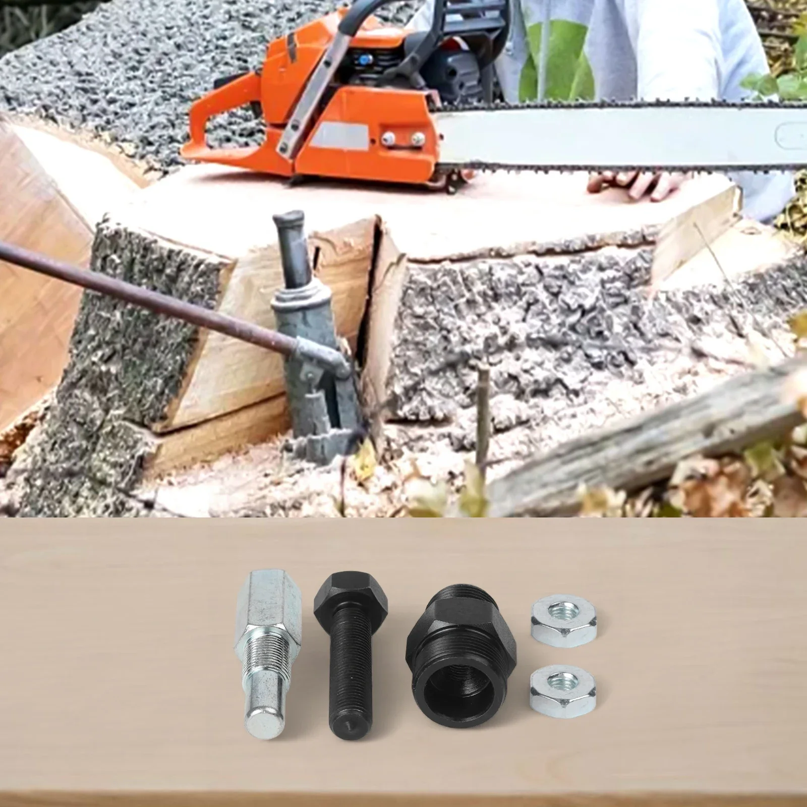 체인톱 유지보수 도구 체인톱 도구 키트 5종 도구 세트 이중 나사 크기 22mm 26mm 사용이 간편한 디자인