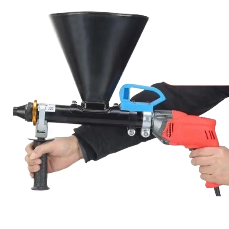 910W Electric Mortar Grouting Gun Portable Cement Filling Fit for Glue, Mending-leakage, Cement Grouting Machine Tools