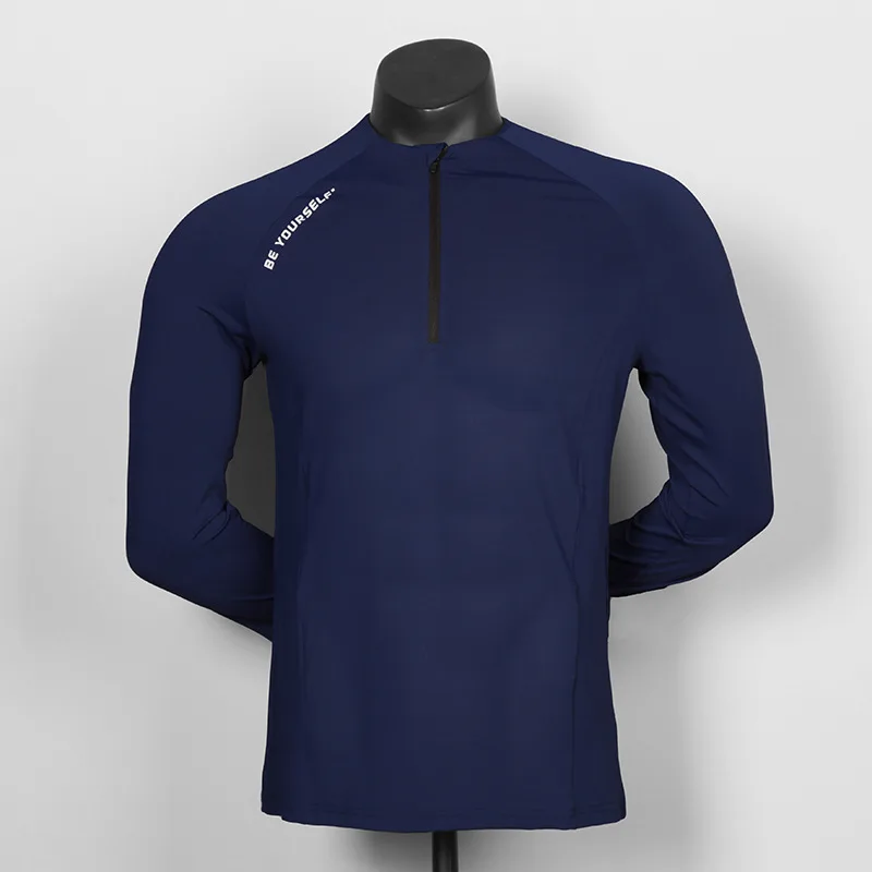 Autumn winter Long Sleeve Men Running Fitness T shirt breathable Quick Dry Thin outdoor Sports Bodybuilding Training Shirts