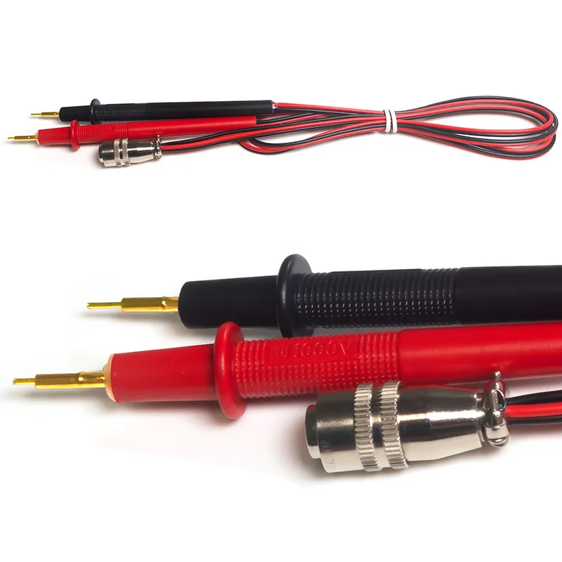 Imagem -06 - Quatro Fios de Resistência Interna Reforçada Tester Probe Pen Strenthened Teste Probe Pin Kelvin Clip Pen Yr1035 Use a Bateria