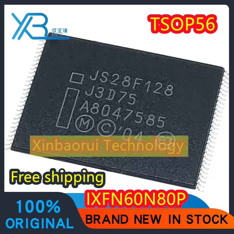 

(2/30pieces) JS28F128J3D75 JS28F128J3D75A memory chip storage IC TSOP56 100% new original electronics Free shipping