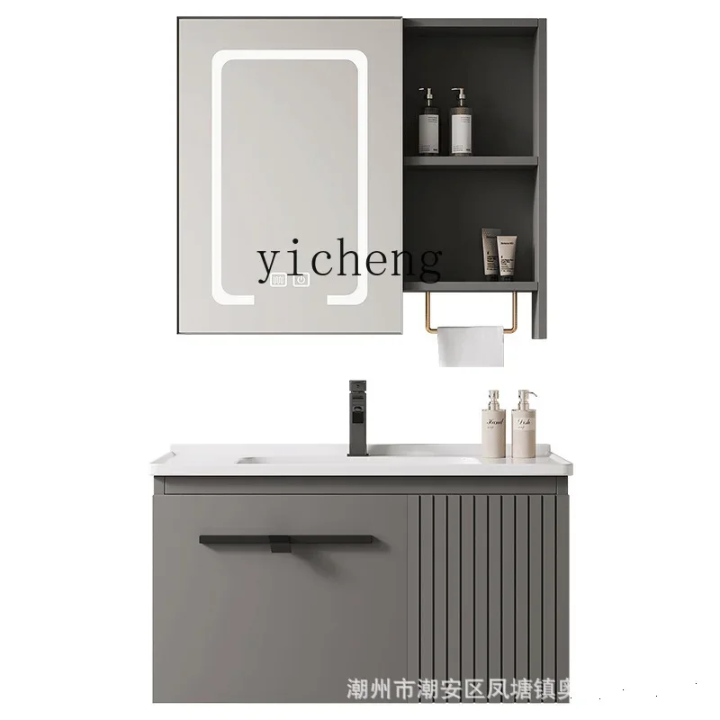 

Alumimum Bathroom Cabinet Wash Basin Cabinet Washbasin Ceramic Whole Washbin Washstand