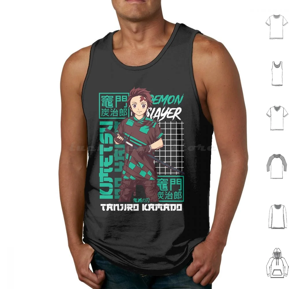 

Tanjiro Kamado Kimetsu No Yaiba Майки Жилет без рукавов F14 Tomcat Patches Tomcat Pilot F14 Fighter Fighter Fighterjet Military