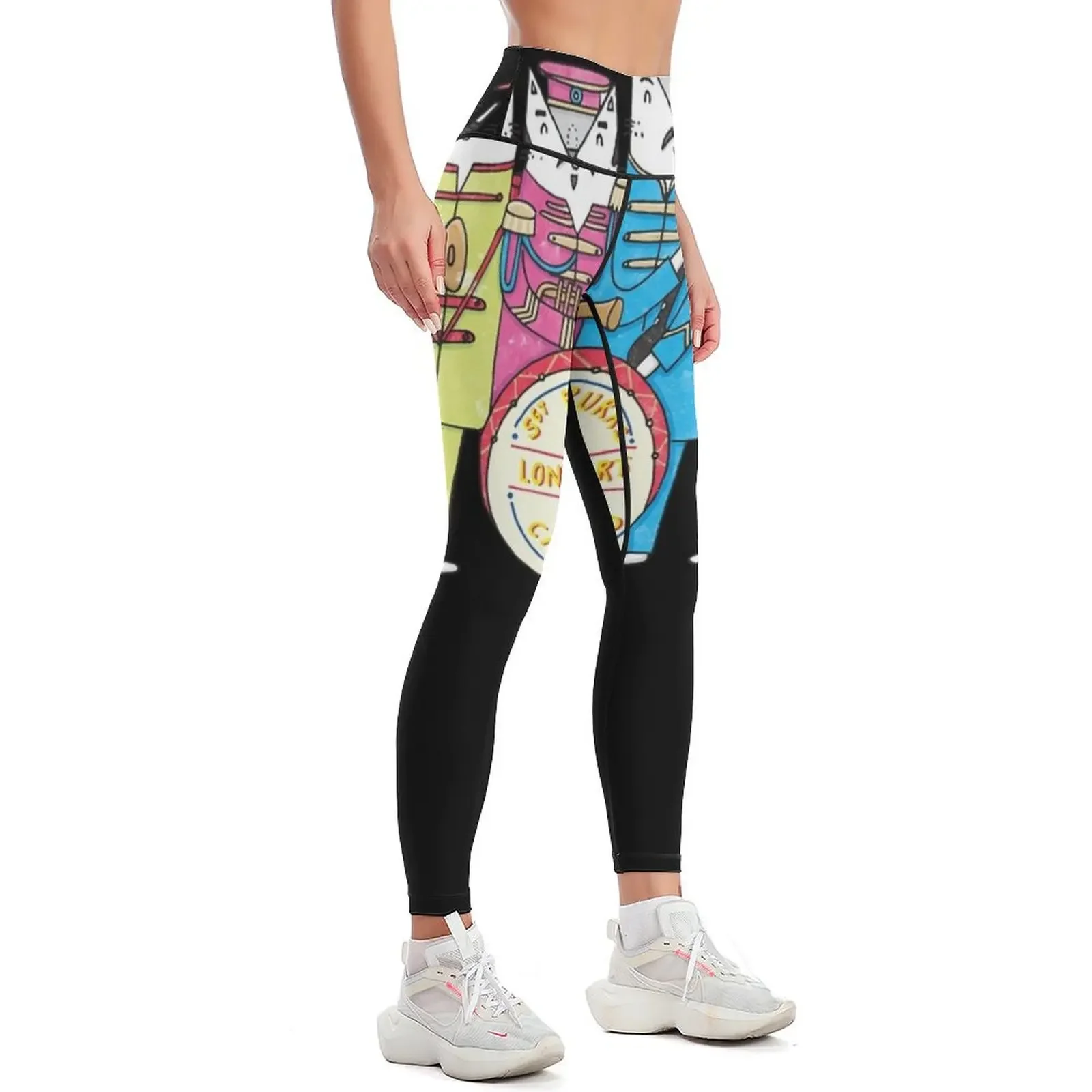 Sgt Peppurr Lonely Hearts Cats Band Leggings jogging pants Sportswear woman gym joggers for Womens Leggings