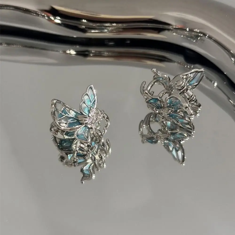 الأزياء الجوف البسيطة فراشة الشعر مخلب لون الحلوى Y2k الحيوان مشبك شعر مشبك شعر الكورية نمط فراشة دبوس الشعر الطرف