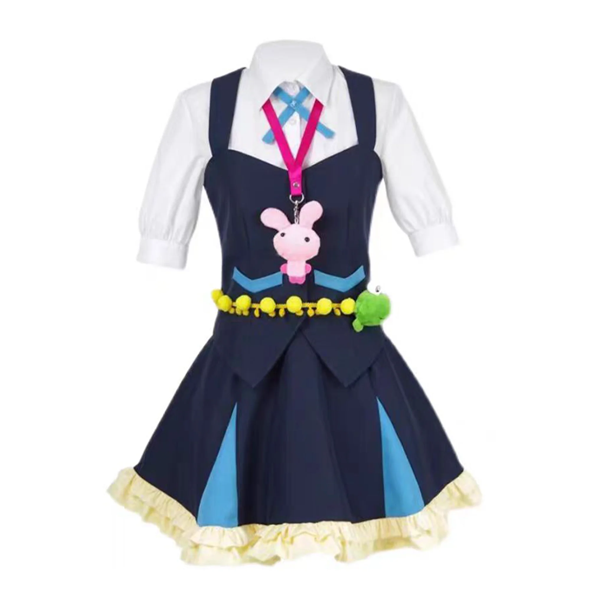 

Kiznaiver Cosplay Niko Niiyama Costume Kawaii Party Uniform Full Set Lolita Outfits