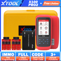 XTOOL X100PRO2 Key Programmer IMMO Key Programming Tool Automotive OBD Scanner Car Code Reader With EEPROM Adapter