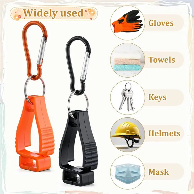 ABKL-40 PCS Glove Clips Glove Belt Clip, Work Safety Clip Gloves Keeper Grabber Clips For Belt Loop Guard Worker Construction