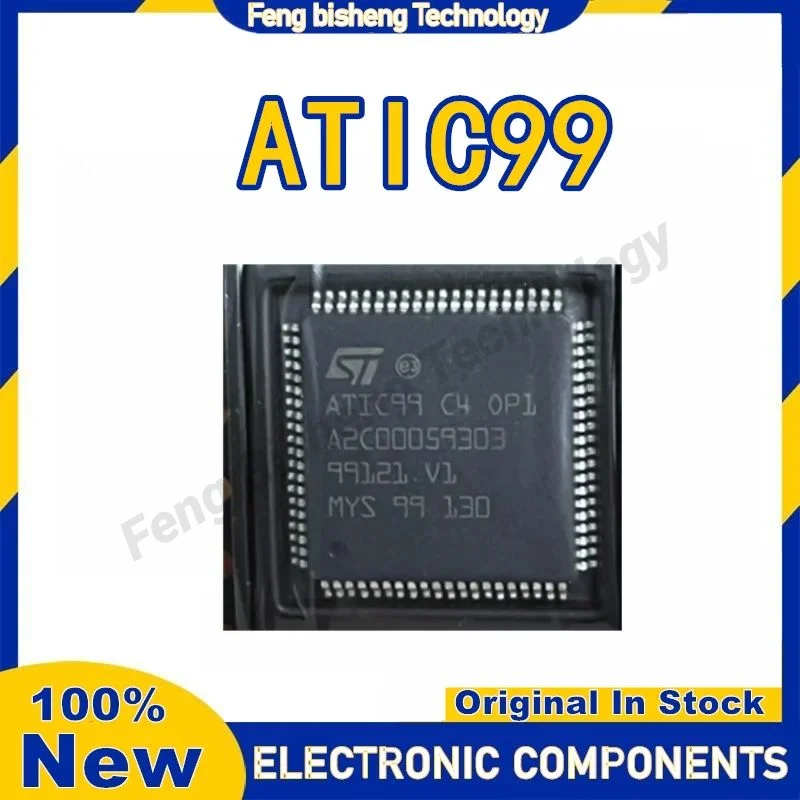 ATIC99 C4 OP1 A2C 00059303   Chip IC ATIC99C4 QFP80 100% novo original em estoque