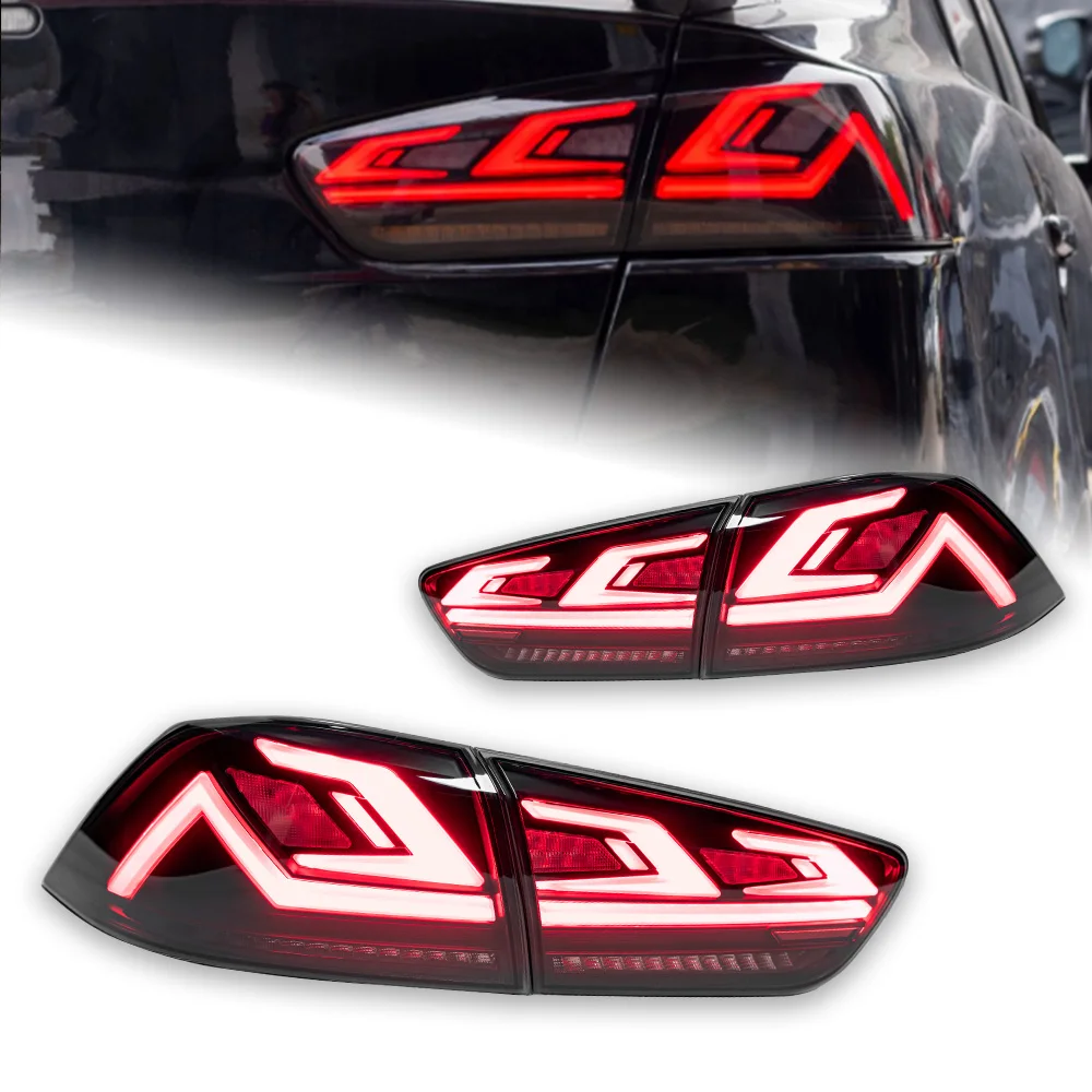 AKD Car Styling Tail Lamp for Mitsubishi Lancer LED Tail Light 2008-2017 Lancer EX LED DRL Signal Brake Reverse auto Accessories