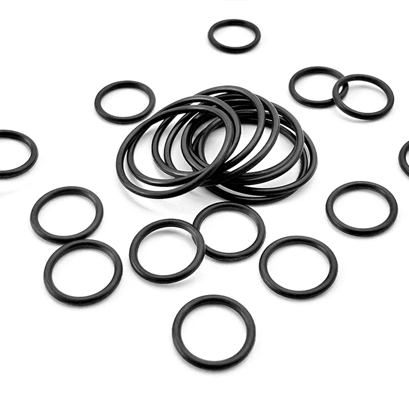 Black NBR O Ring Kit CS 1.5mm Oil Water Proof  abrasion resistance Rubber Seal For Compressors  Mechanical Equipment etc 225 Pcs