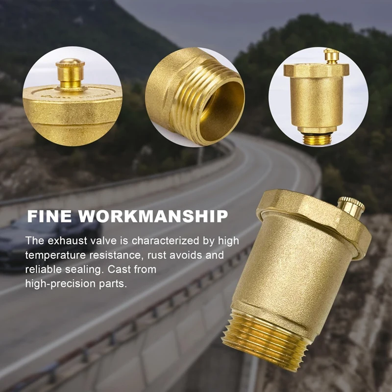 ABNO-Automatic Float Valve,1Inch Male NPT Thread Air Bleeder Release Vent Valve, Automatic Air Bleed Vent With Male Thread