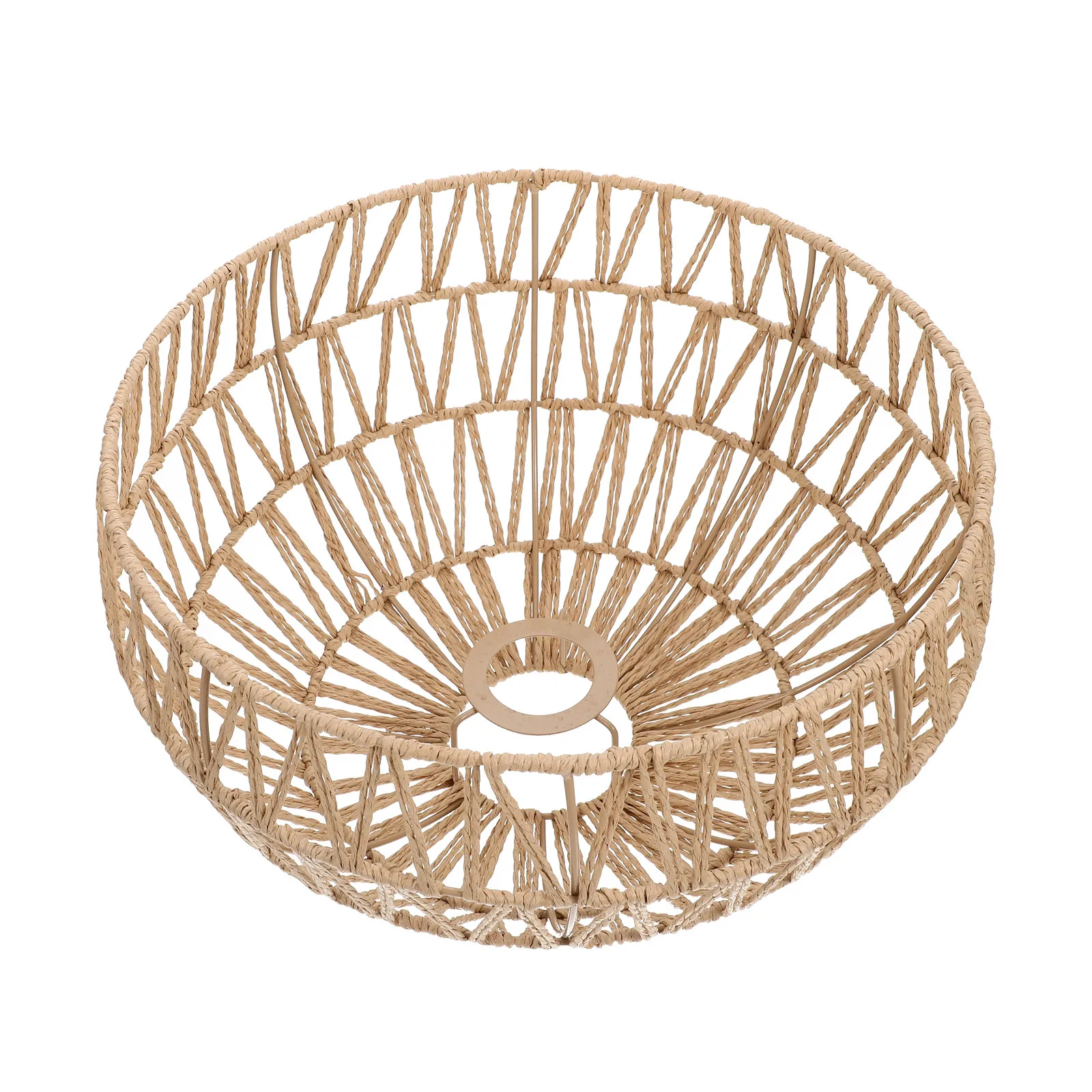 

Винтажный абажур из бумаги с плетеным узором в деревенском стиле для подвесного светильника для дома, спальни, кафе, бара