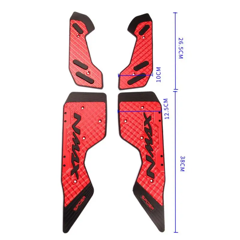 Footrest Step Footboard Footpads Pedal Plate Foot Pegs For YAMAHA NMAX155 20-24 CNC Aluminium Alloy Motorcycle Accessories