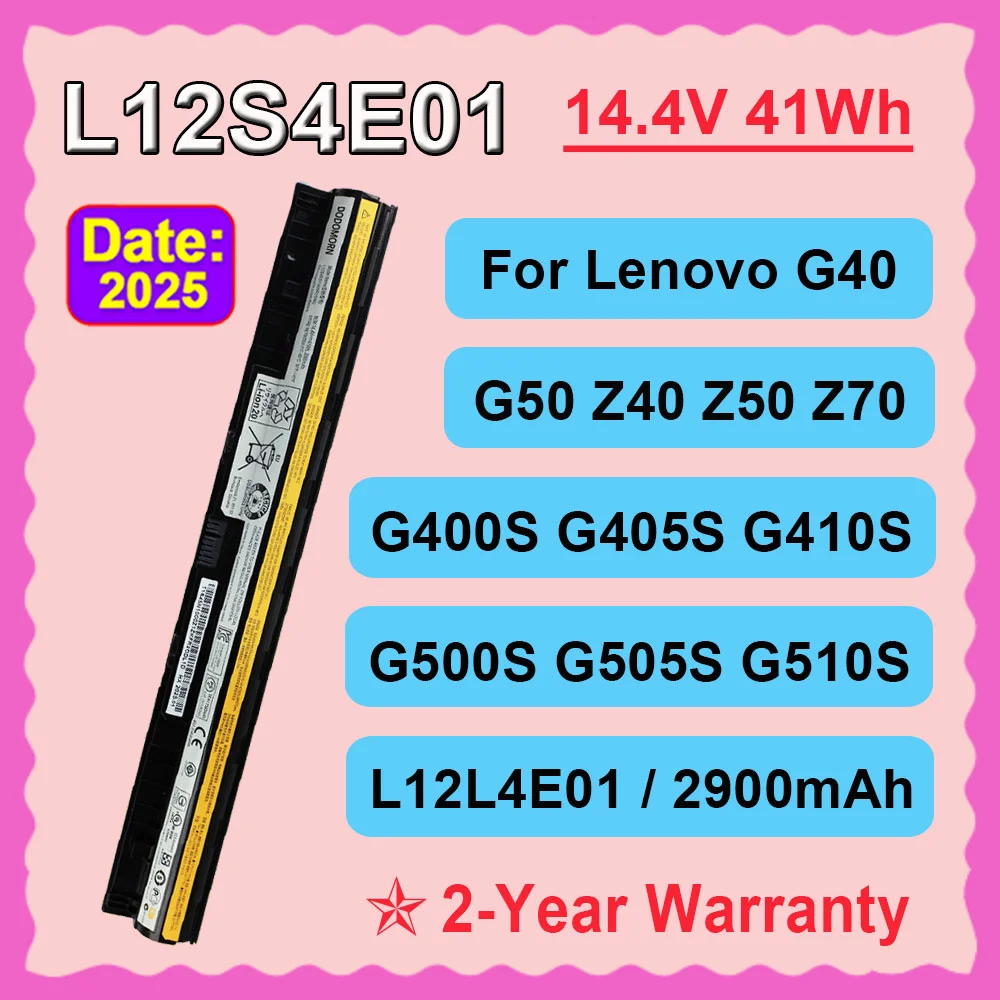 

DODOMORN L12S4E01 Аккумулятор для ноутбука Lenovo G40 G50 Z40 Z50 G400S G500S G510S G410S G405S G505S S410P L12M4E01 L12L4E01 L12L4A02