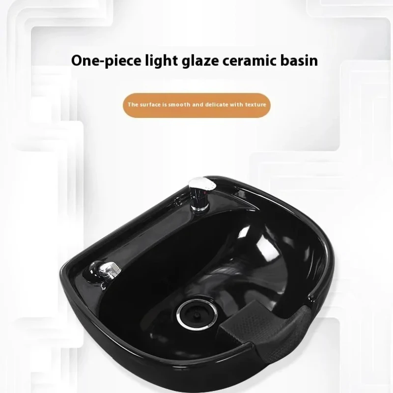 كرسي شامبو فاخر مغذي، دش احترافي إسكندنافي محمول مصمم لغسل الشعر، أثاث Cadeira De Barbearia