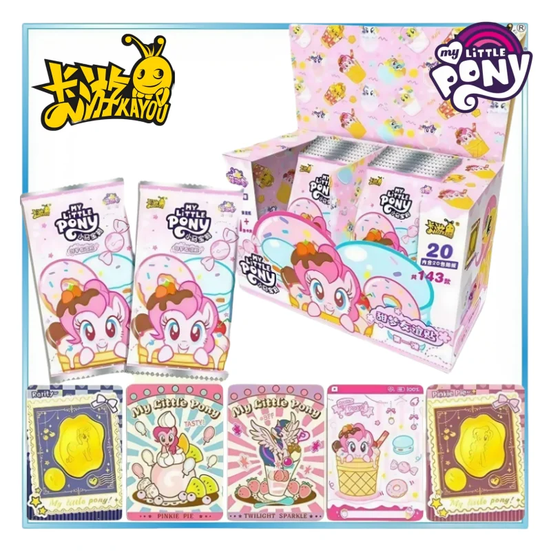 

KAYOU My Little Pony Sticker Official Genuine Peripheral Cards Anime and Cartoon Decorative Collection Girls' Festival Gifts