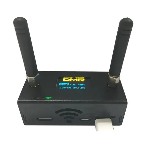 A26F-Case For Raspberry Pi Zero W OLED+ Antenna 16G Card Assemble Duplex MMDVM Hotspot Support P25 DMR YSF NXDN