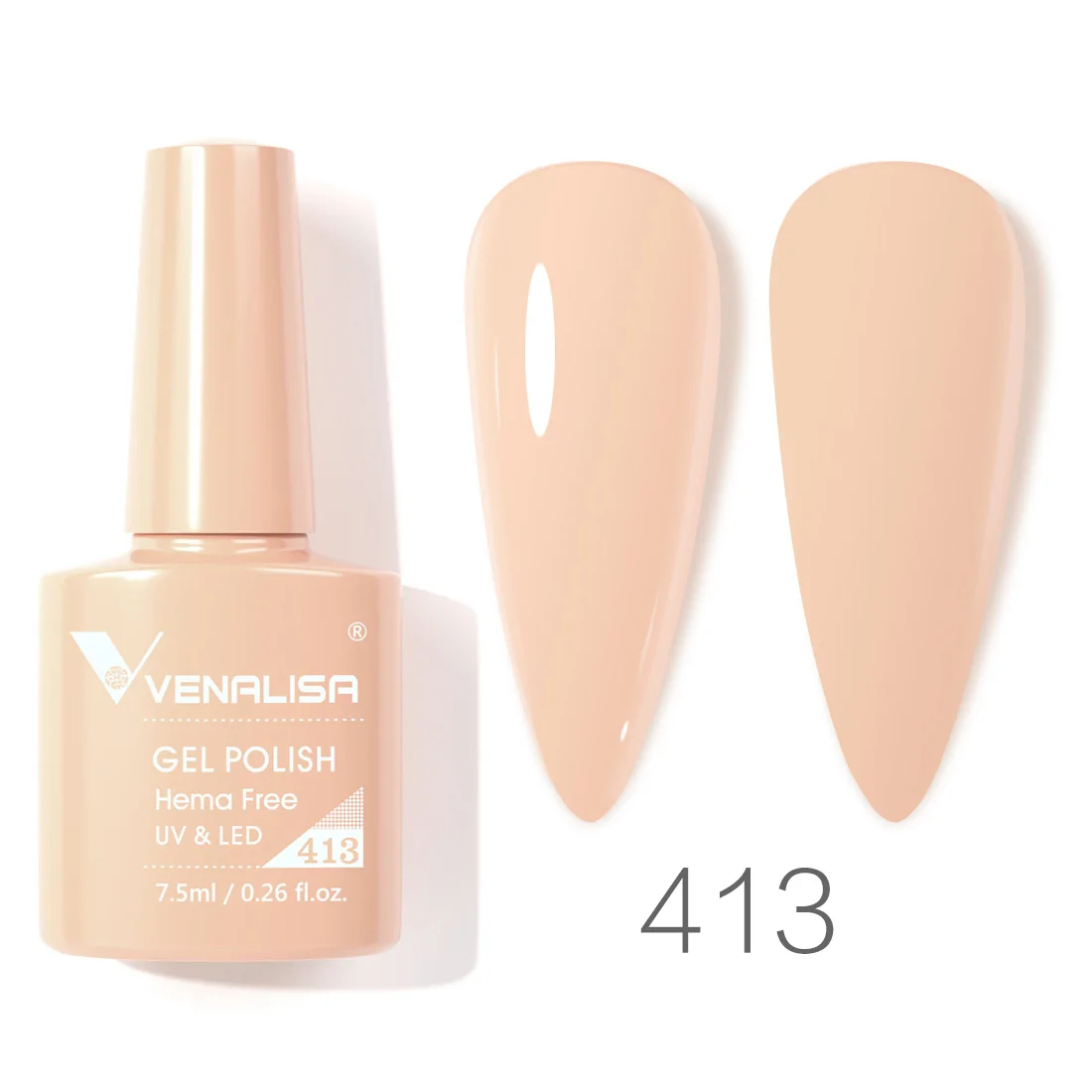 Venalisa Nagel-Gel-Nagellack, 7,5 ml, HEMA-FREI, Soak Off UV-LED-Gel-Lack, vollständige Abdeckung, super Textur, wunderschöne Nagel-Maniküre