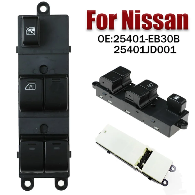 

Главный переключатель управления окном автомобиля A + ABS 25401JD001 для Nissan Navara D40 2004-2016