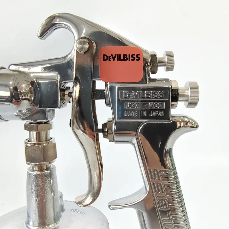 Devilbiss Spray Gun JGX-502 Car Spray Gun Nozzle 1.4 / 1.8mm Pneumatic Gravity Type / Up Suction Type Paint Spray Gun