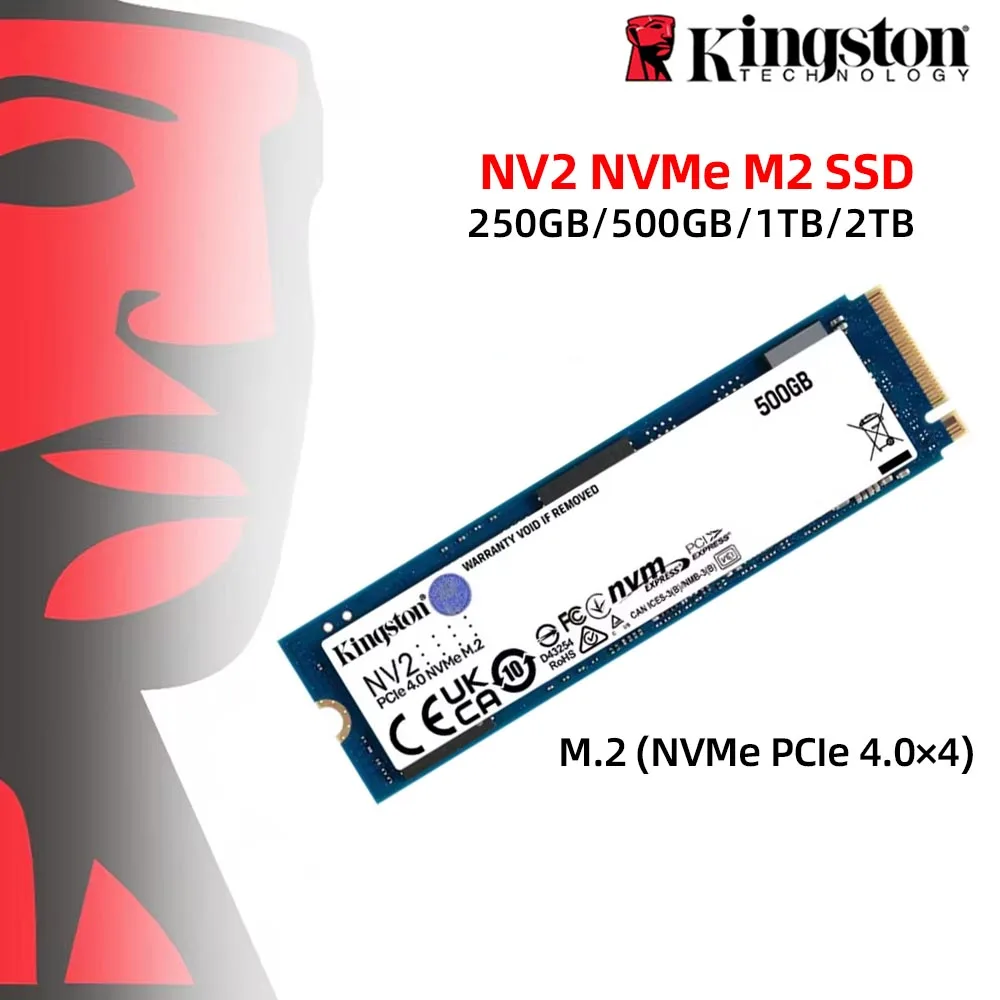 kingston ssd 1tb m2 nvme pcie 250gb 500gb 1tb 2tb disco rigido de estado solido m2 ssd para laptop desktop e computadores de alto desempenho ps5 01