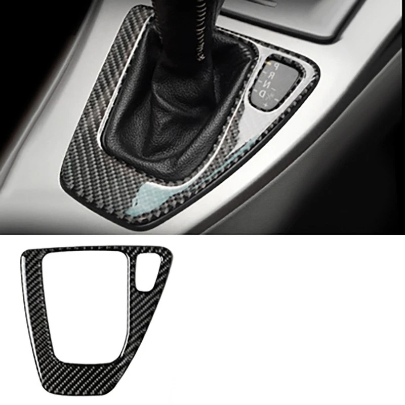 

Carbon Fiber M Performance Car Gear Shift Panel Decoration Sticker For E90 E92 E93 3 Series 2005-2012