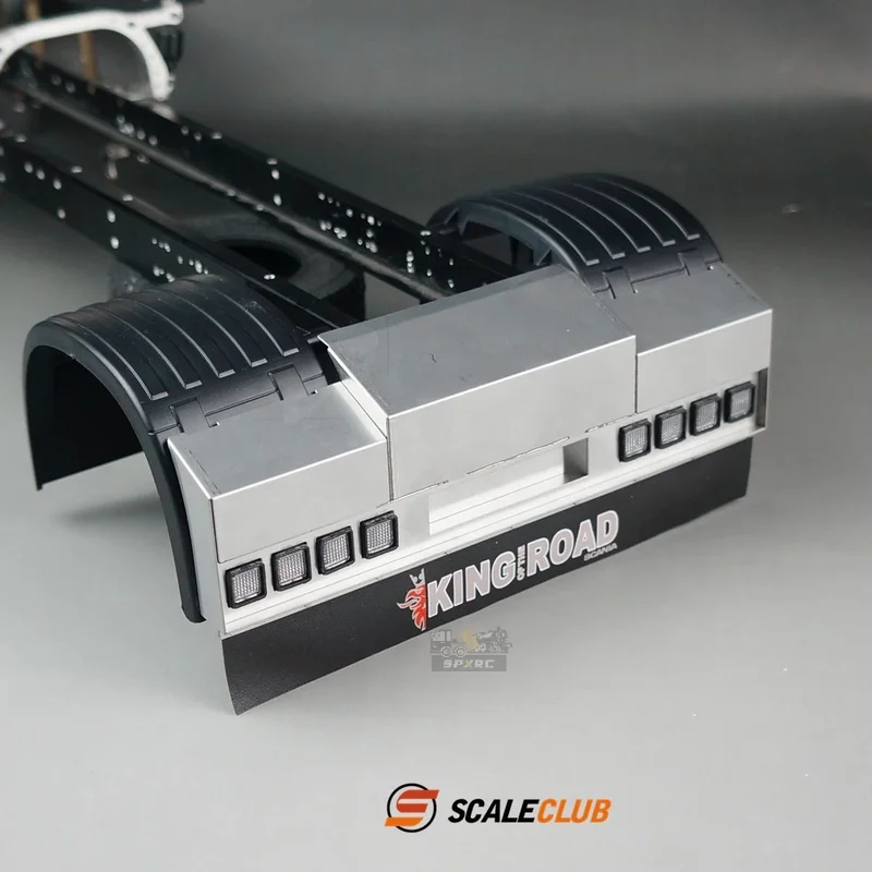 

Scaleclub Model 1/14 Tractor Trailer Truck With Square Light Tail Beam For Tamiya Rc Tipper Scania Man Actros Car Parts