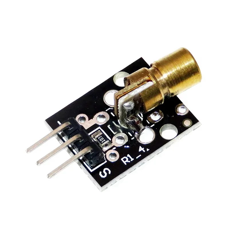 AB47-15Pcs KY-008 650Nm Módulo Sensor Laser 6Mm 5V Laser Vermelho Dot Diodo Cabeçalho de Cobre Para Arduino