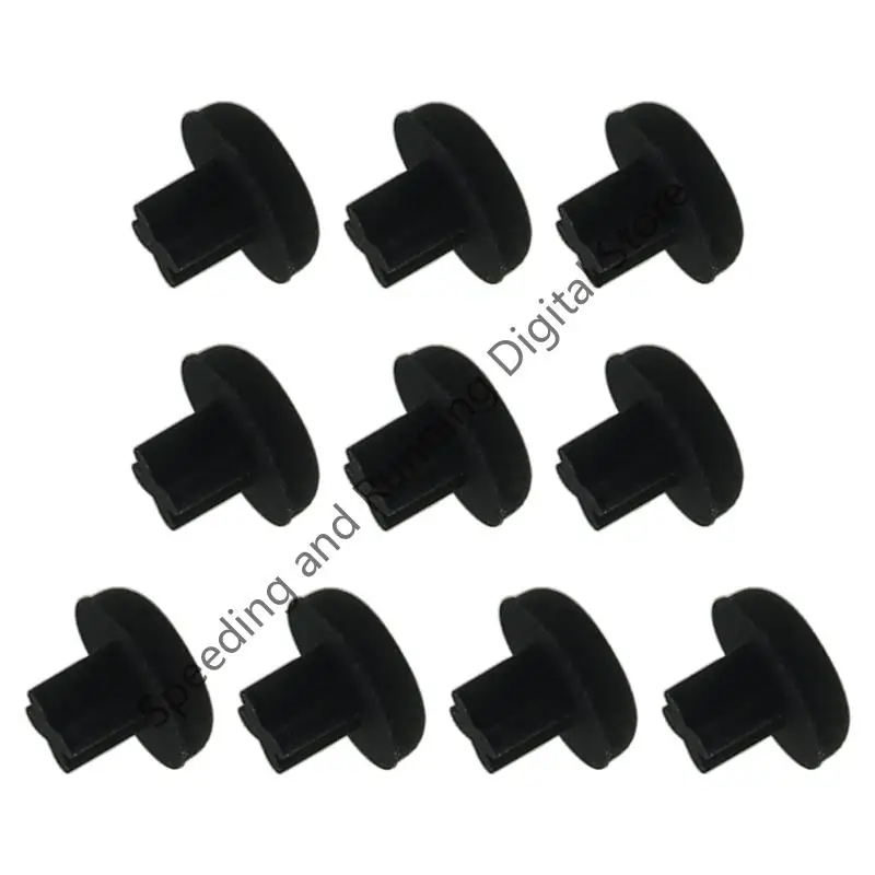 10 pz 3.5mm Silicone Cuffia Jack Foro Tappo Antipolvere Audio Microfono Interfaccia Tappo Del Computer Portatile Antipolvere copertura