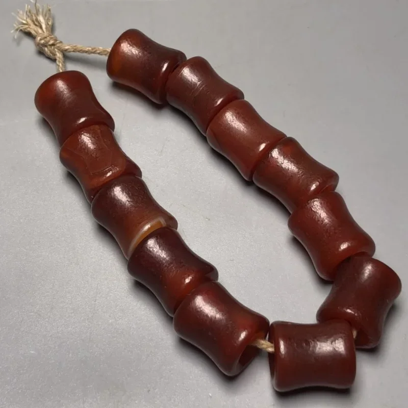 Supply Antique Retro Ethnic Style Red Agate Jade Bracelet Necklace Pendant Beads Accessories