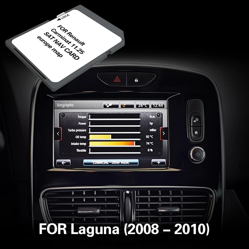 Carminat 11.25 For Renault Laguna 2008 2010 Car Gps Accessories Naving SD Map Card Cover Portugal Cyprus Serbia