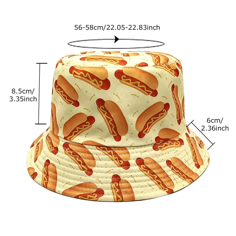 الربيع والصيف البوليستر الكرتون طباعة قبعة بحافة صياد قبعة السفر في الهواء الطلق قبعة قبعة واقية من الشمس القبعات للرجال والنساء 238