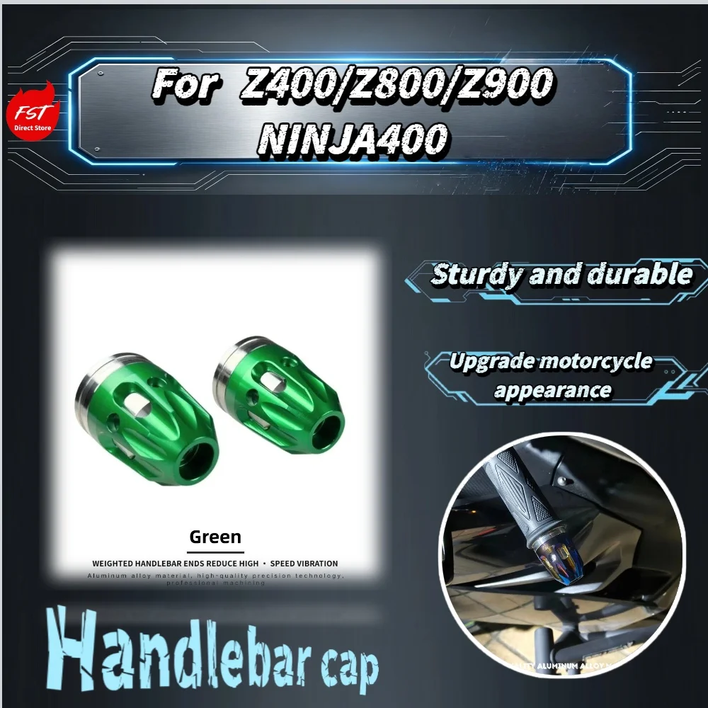 

For Ninja400 Z400 Z800 Z900 Handlebar Plug, Weighted Bar End Slider Anti-fall Balance Terminal Modified Motorcycle Accessories