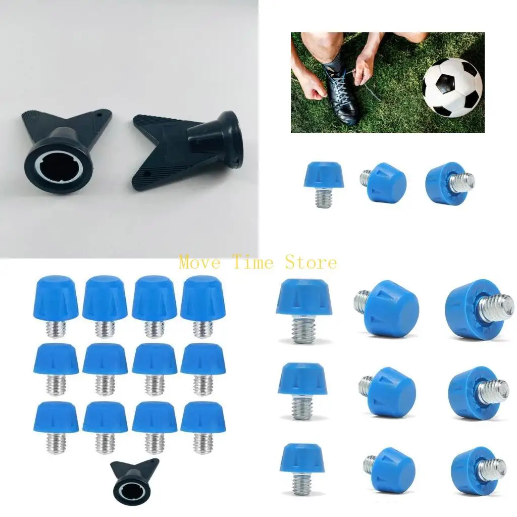

92ME 12Pcs Football Soccer Cleats for Training Competition Easy to Install