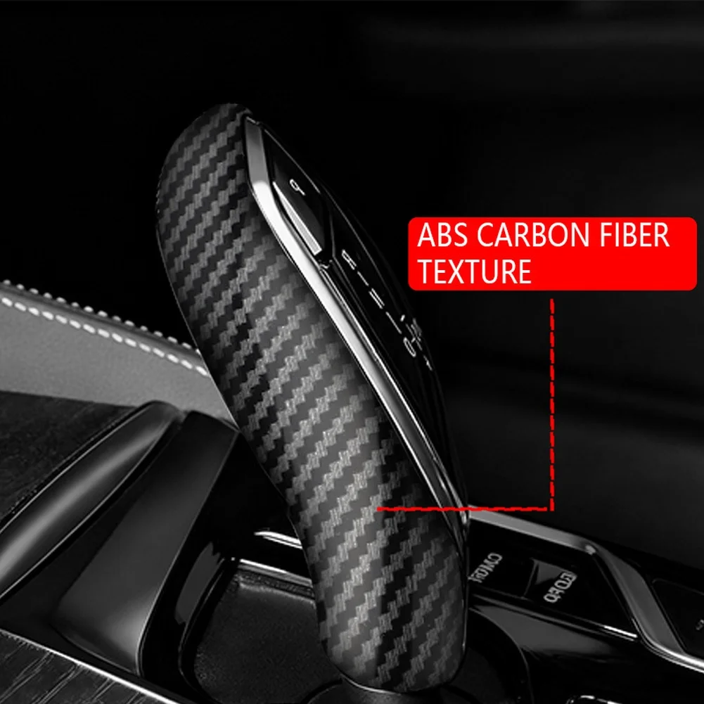 

FOR BMW For 5 Series For X3 For 6 Series Car Gear Shift Cover ABS Carbon Fiber 11x5x3cm Interior Accessories