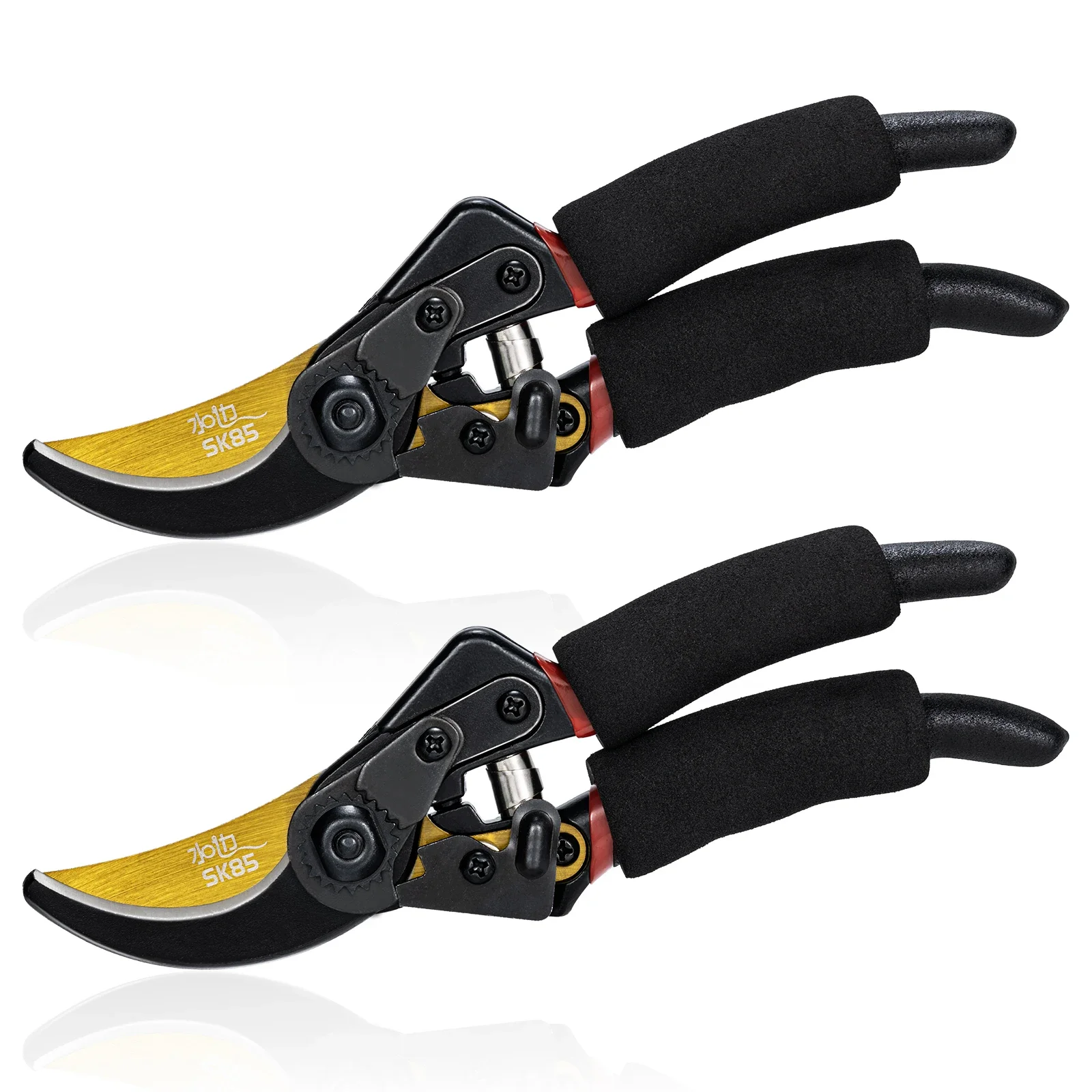 

Garden Pruning Shears 3 Colors 2Pcs Hand Pruner Stainless Steel Blades Grape Fruit Picking Weed Household Potted Scissors Tool