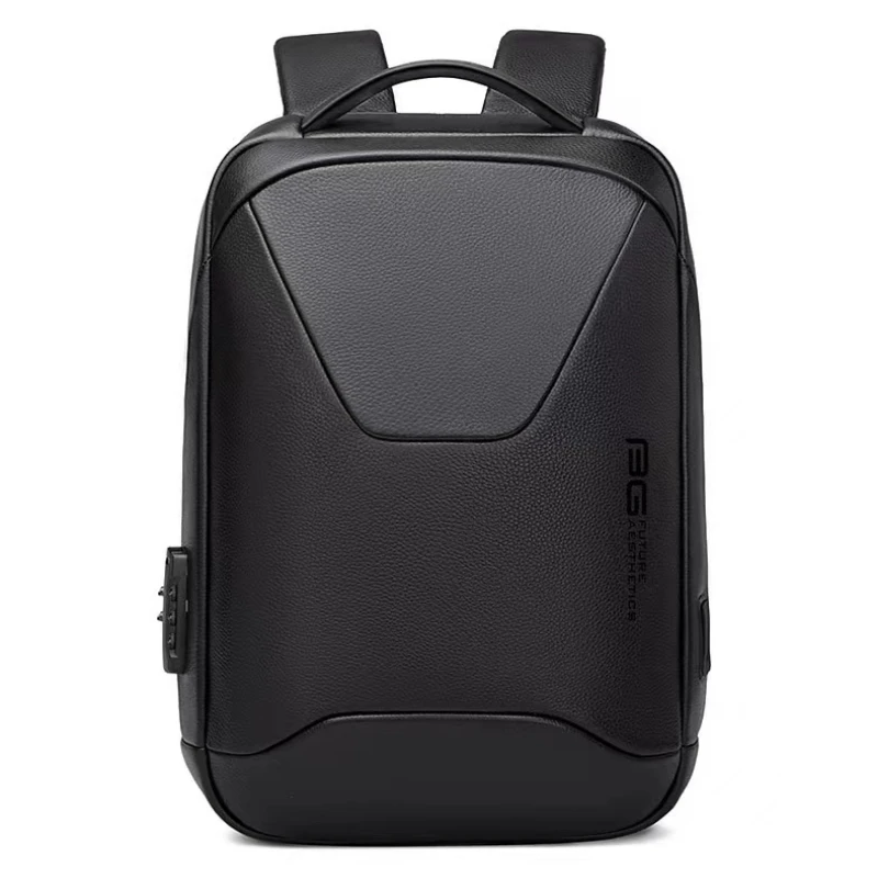 Leather Backpack New Business Fashion High-capacity First Layer Leather Computer Backpack Men's Leisure Bag High Sense.