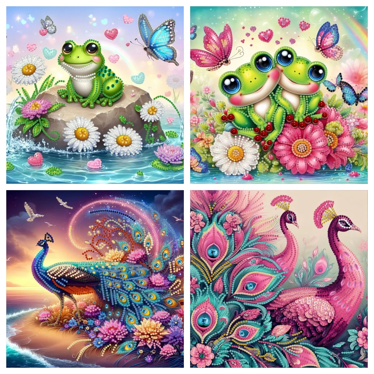 

An animal Diamond painting kit, DIY 5D - Frameless Mosaic art home wall decoration, can be used as interior decoration,