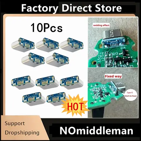10Pcs Adapter Board M85k MicroUSB TypeC Adapter BoardSupports Charging USB 2.0 Data Transfer DIY Repair Adapter MC002 FMC002 New