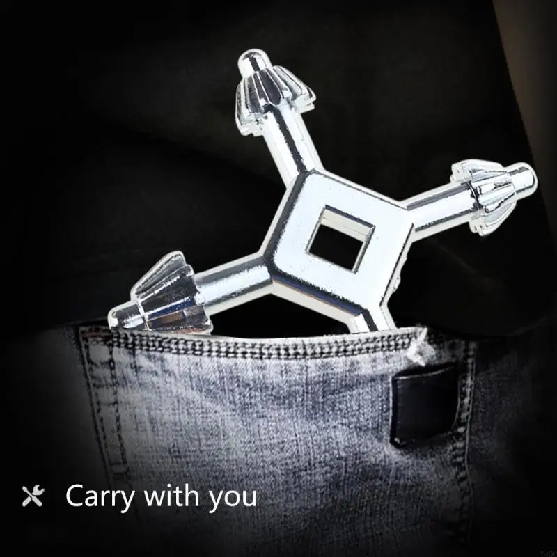 Máy khoan thiết yếu 4 cách Chuck Key Handheld Cờ lê cho hàng ngày và sử dụng khẩn cấp Y4QC
