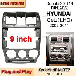 Car Stereo installation kit fascia panel Car Radio Frame For HYUNDAI GETZ 2002 2003 2004 2005 2006 2007 2008 2009 2010 2011