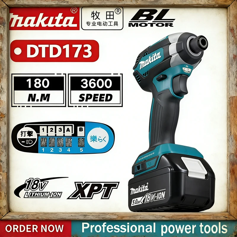 

Makita DTD173 Makita Original Batteries 18V 2Ah 3Ah 5Ah 6Ah 9Ah for Makita DTW700 DTW285 DTD171 DDF485 DDF487 DHP487 TW004G